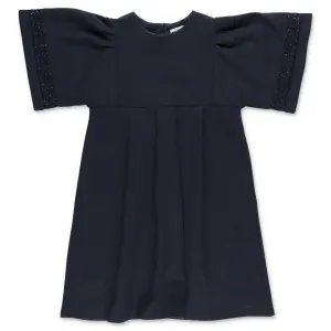 Chlo Kids Broderie Anglaise Embellished Dress
