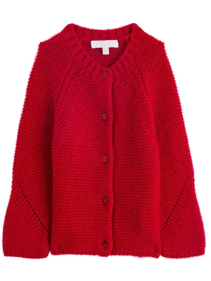 Chlo Kids Buttoned Knit Cardigan