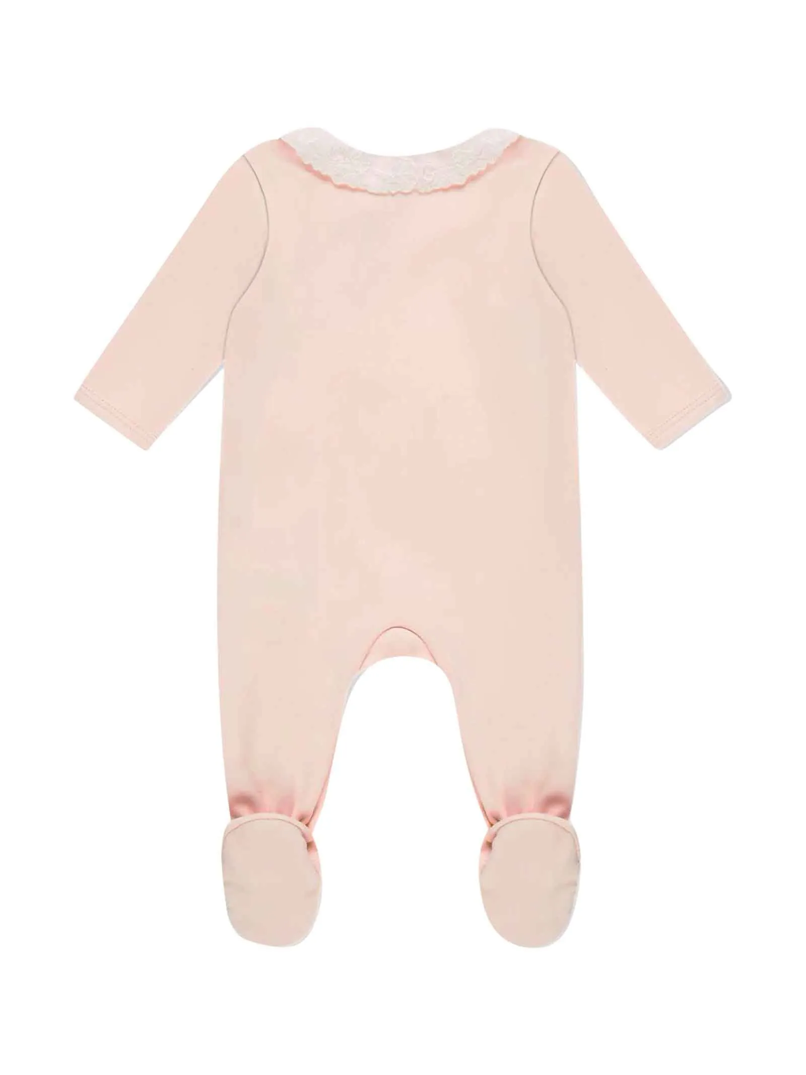Chlo Kids Lace Collar Trim Pyjama Set