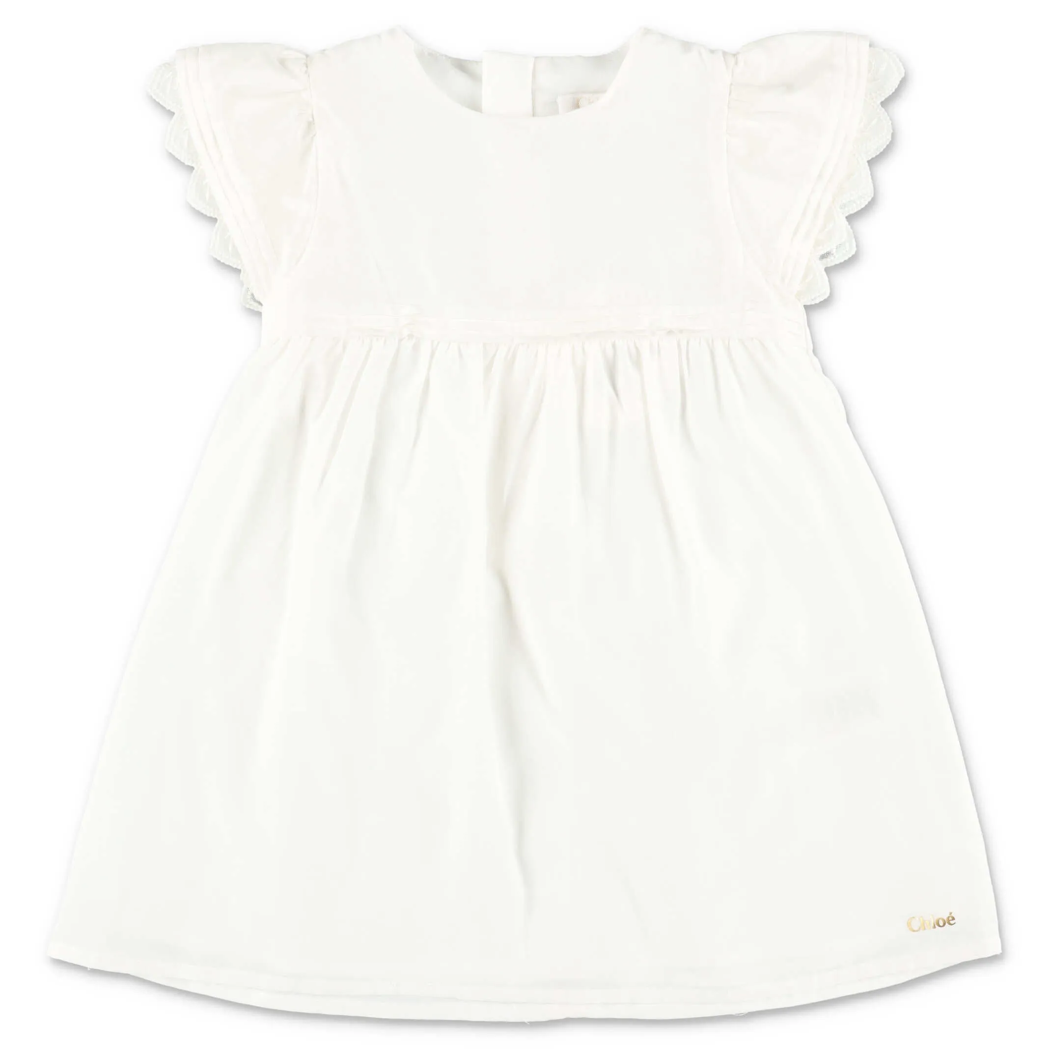 Chlo Kids Lace Trimmed Dress