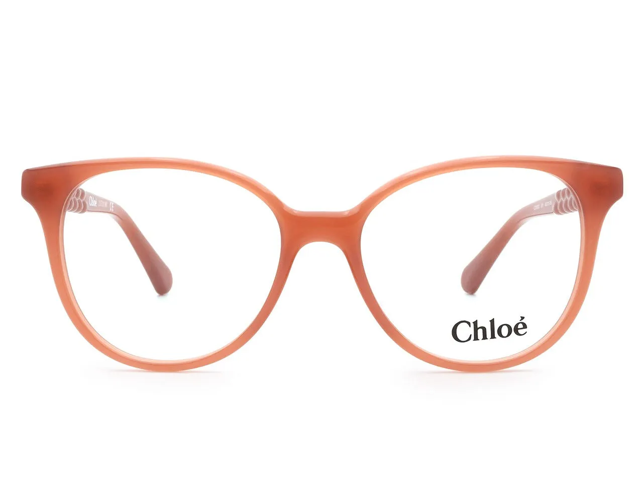 Chlo Kids Logo Detailed Round Frame Glasses