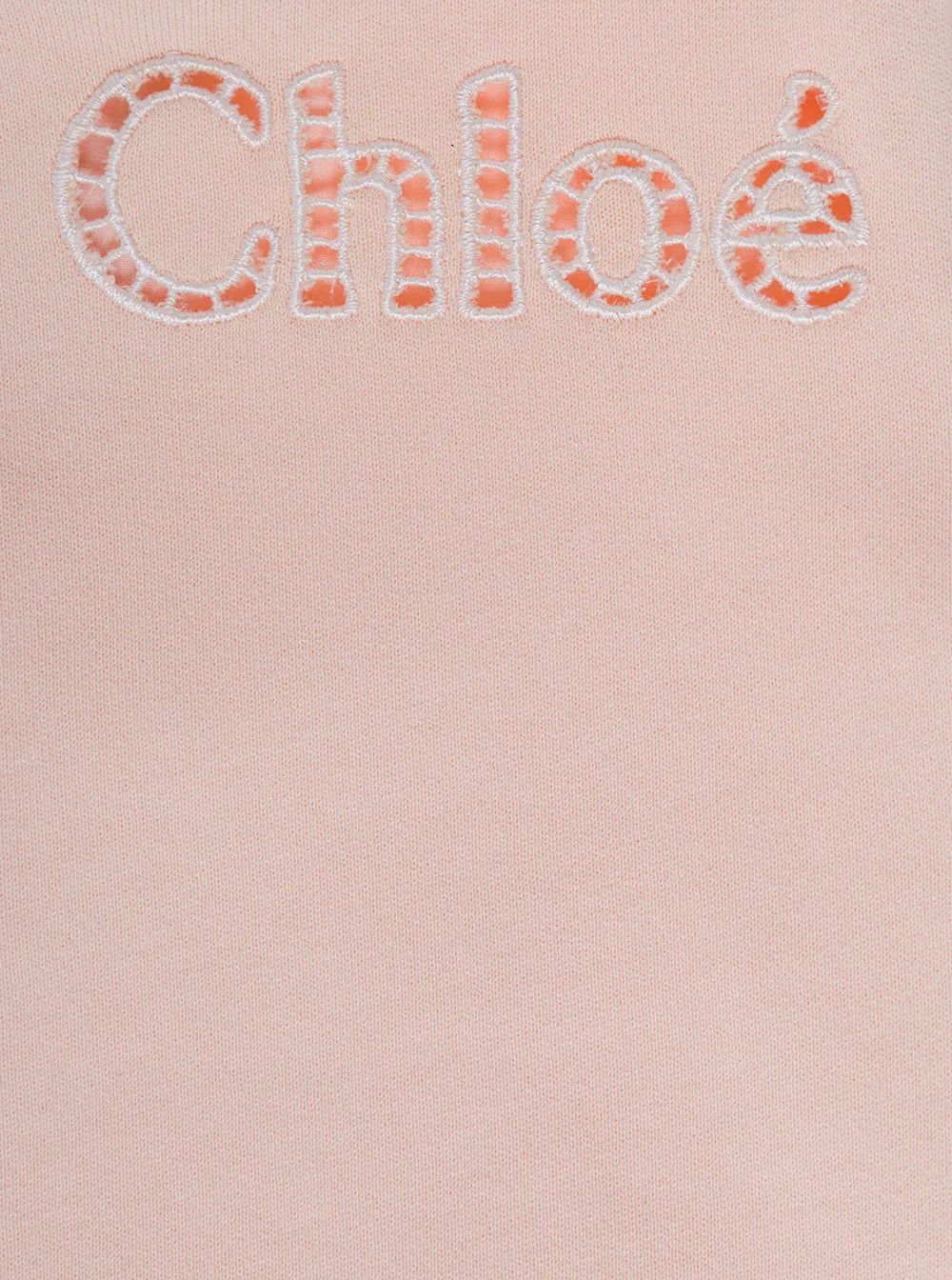 Chlo Kids Logo Embroidered Crewneck Sweatshirt