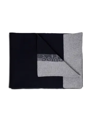 Chlo Kids Logo Intarsia Two-Tone Scarf