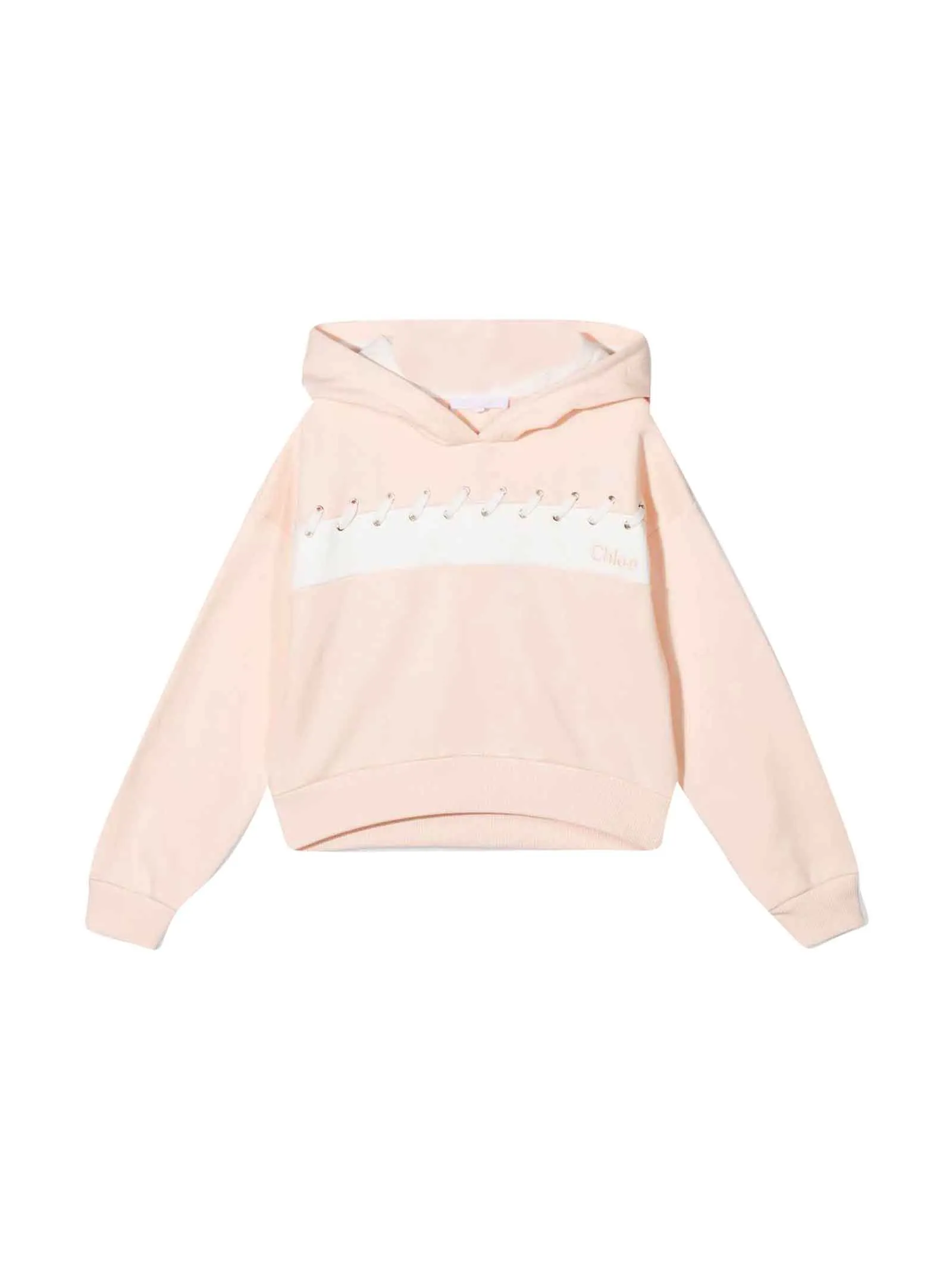 Chlo Kids Ribbed Hem Sweatshirt