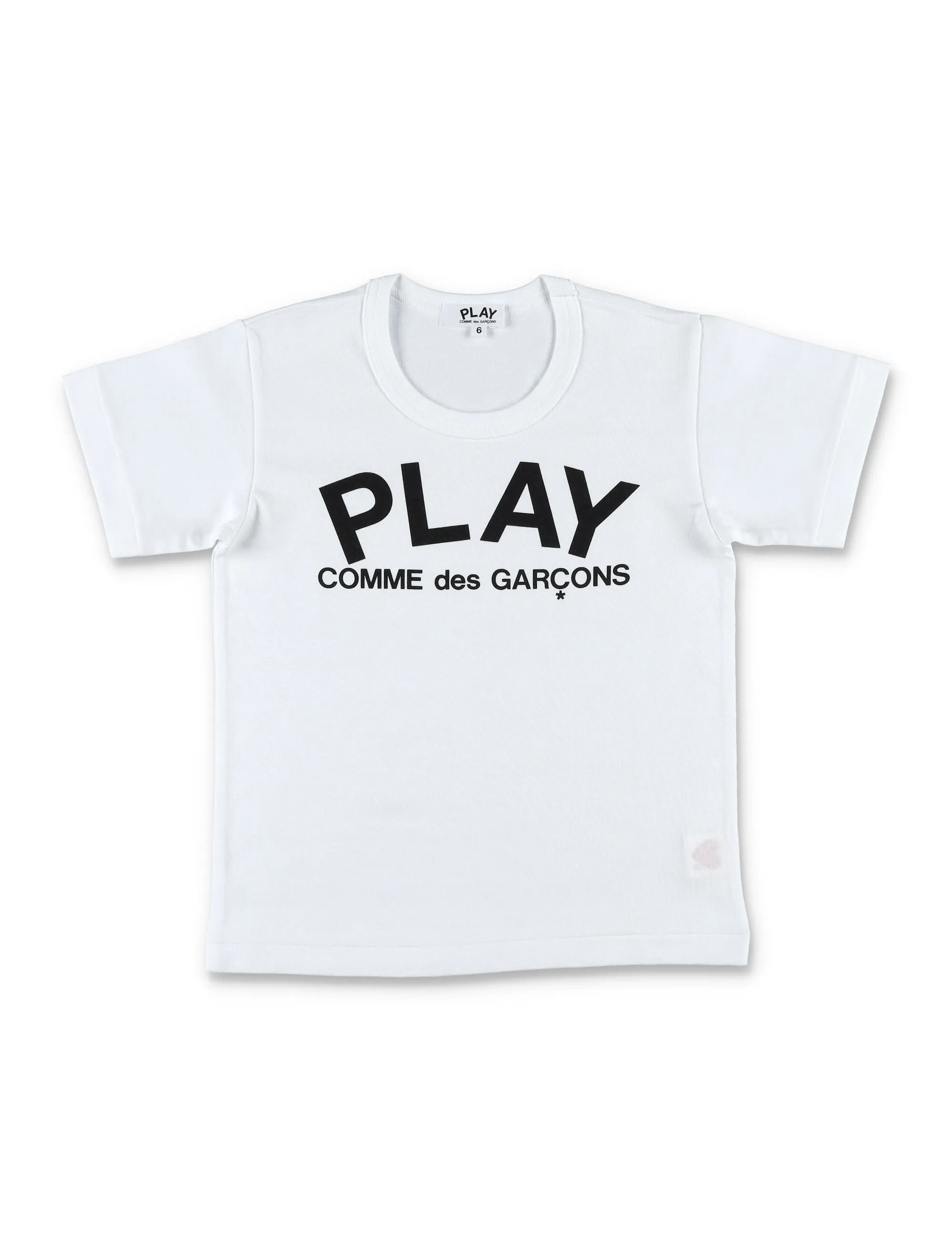 Comme des Garons Play Kids Logo Printed T-Shirt