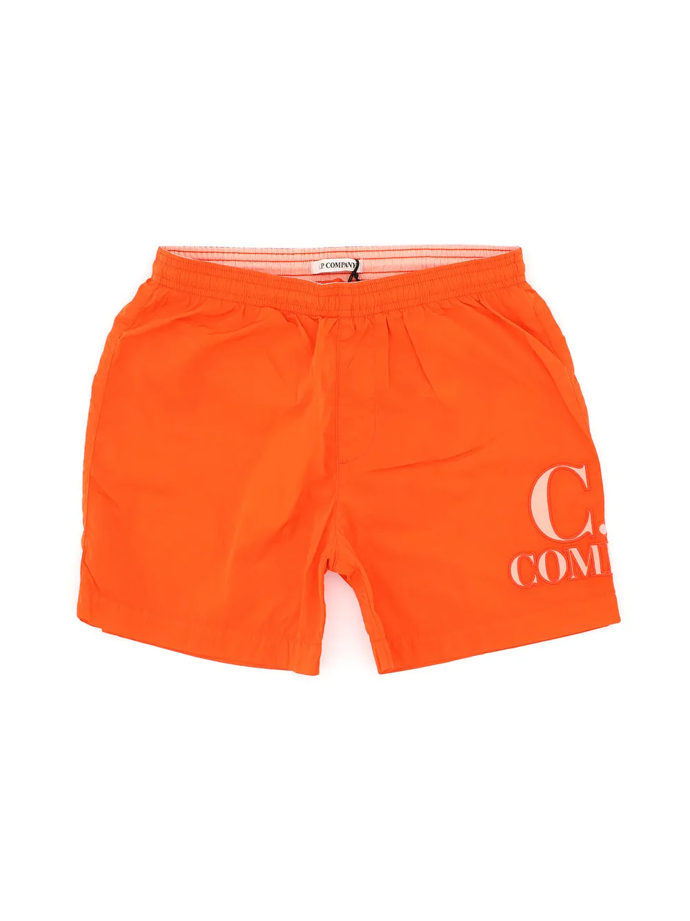 C.P. Company Kids Logo Embroidered Swim Shorts