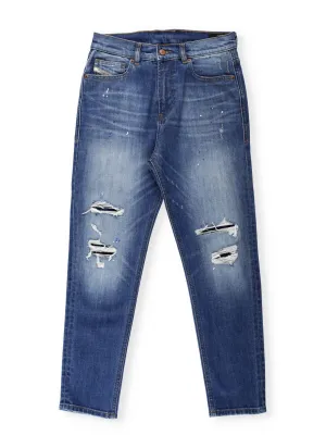 Diesel Kids D-Vider-J Distressed Jeans