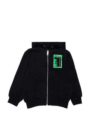 Diesel Kids D78 Zip-Up Hoodie