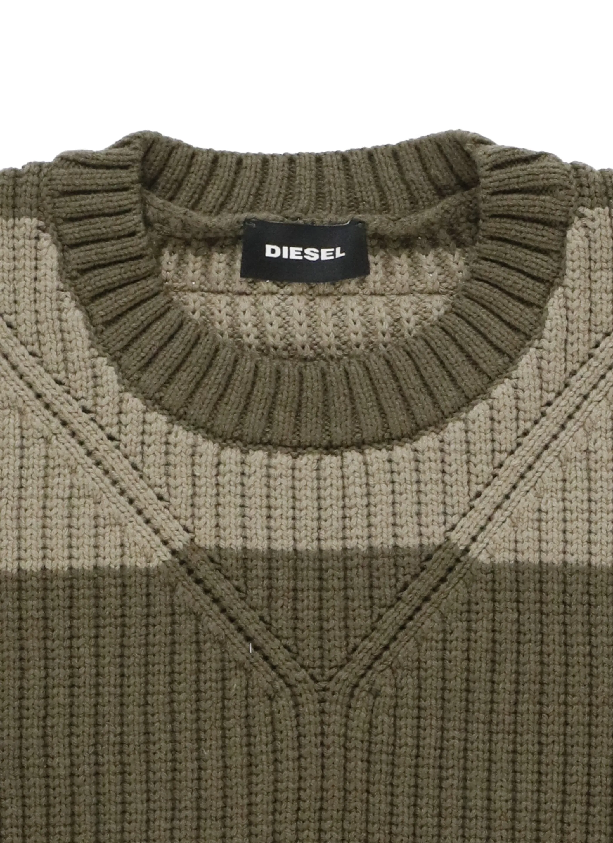 Diesel Kids Kcobalt Striped Knit Jumper