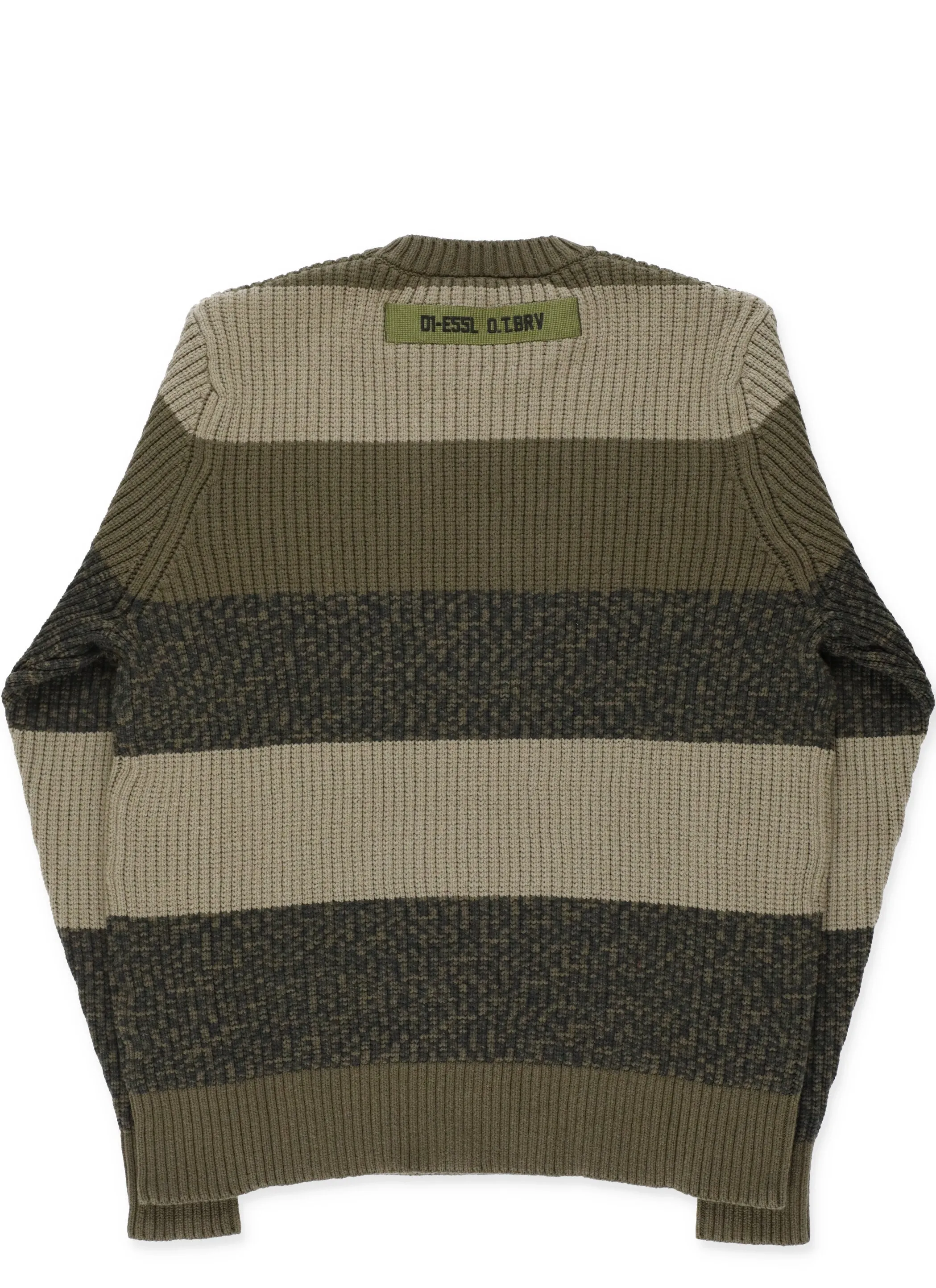 Diesel Kids Kcobalt Striped Knit Jumper