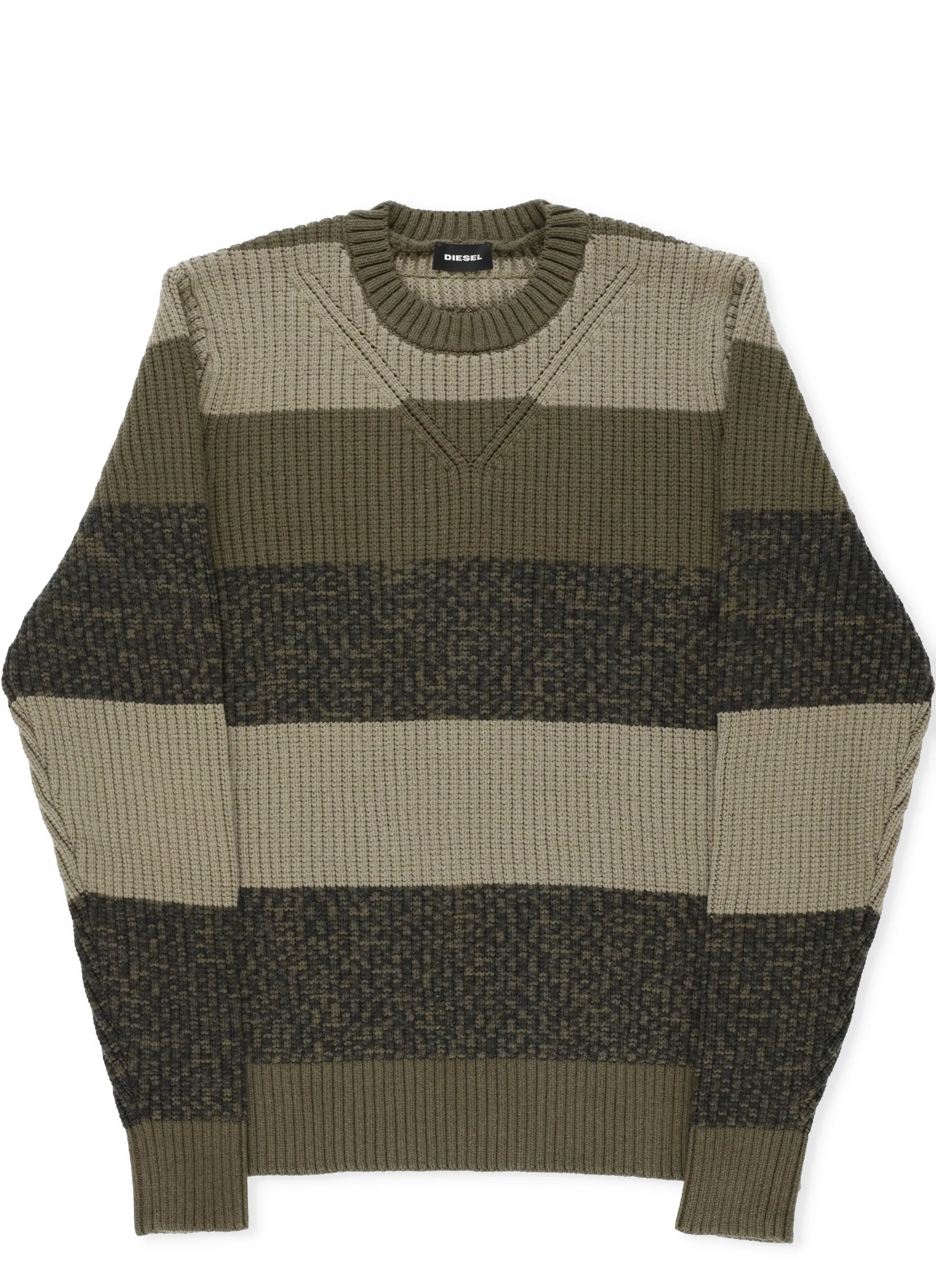 Diesel Kids Kcobalt Striped Knit Jumper