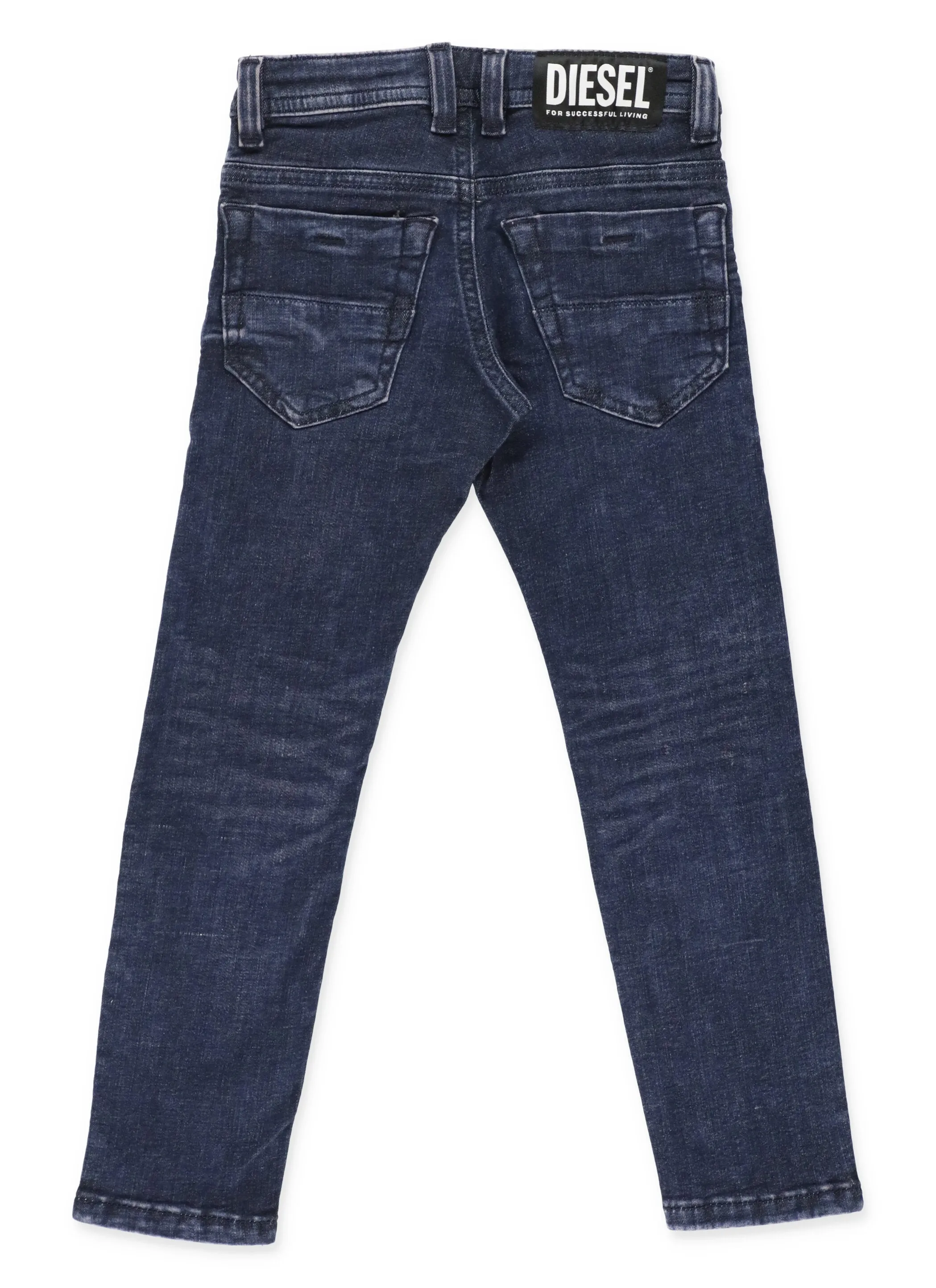 Diesel Kids Logo Patch Slim Fit Jeans