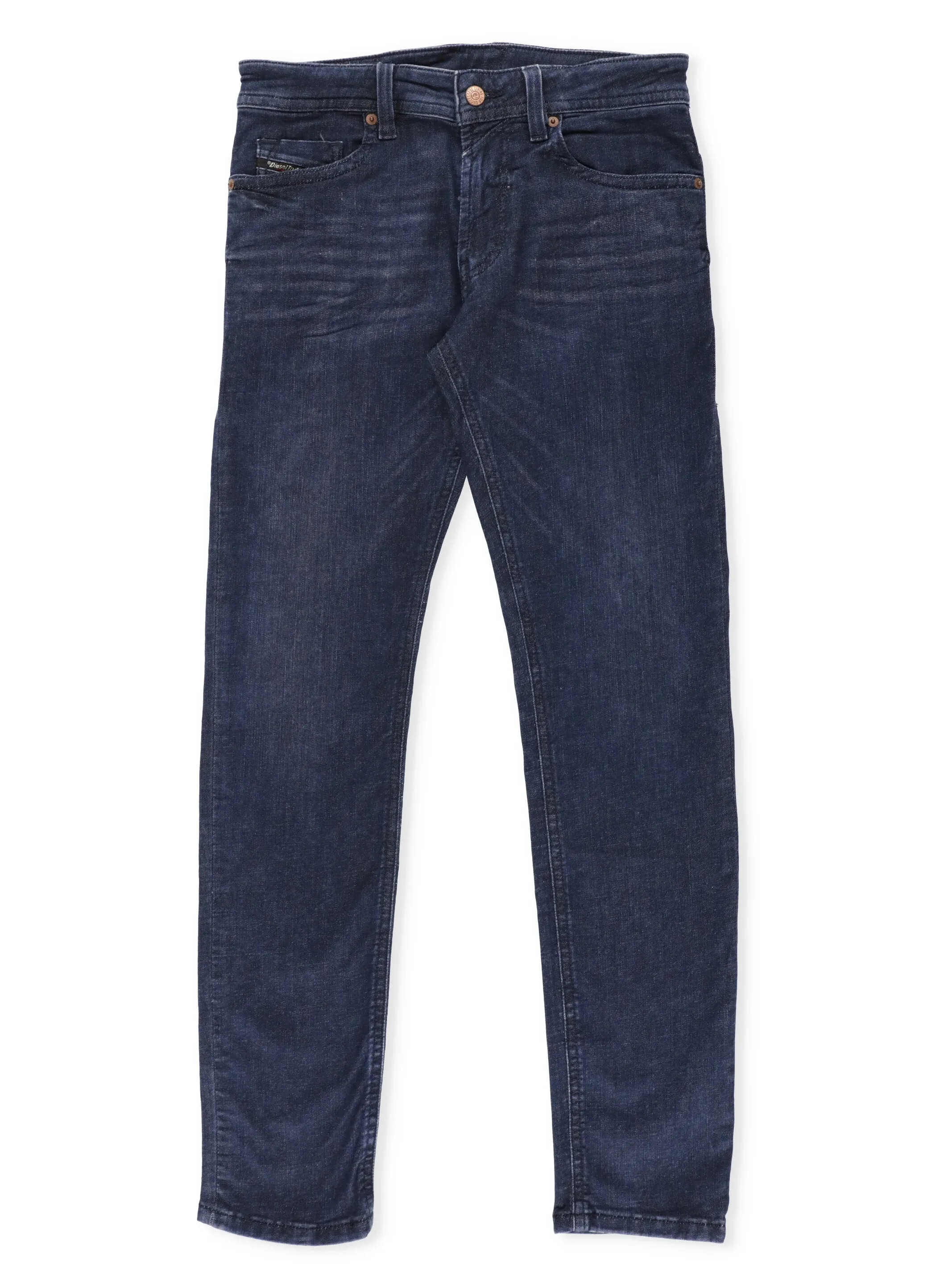 Diesel Kids Logo Patch Slim Fit Jeans