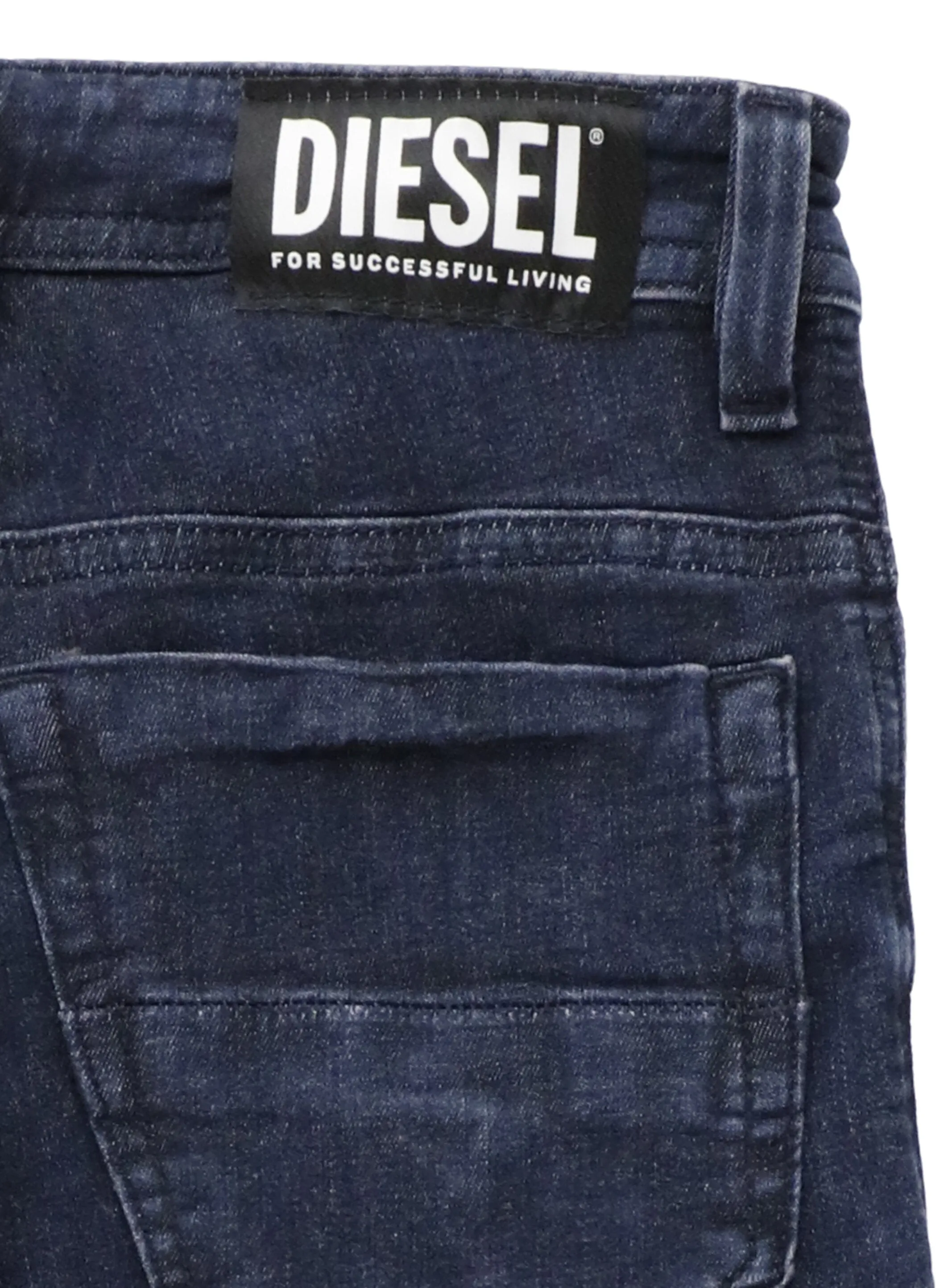 Diesel Kids Logo Patch Slim Fit Jeans