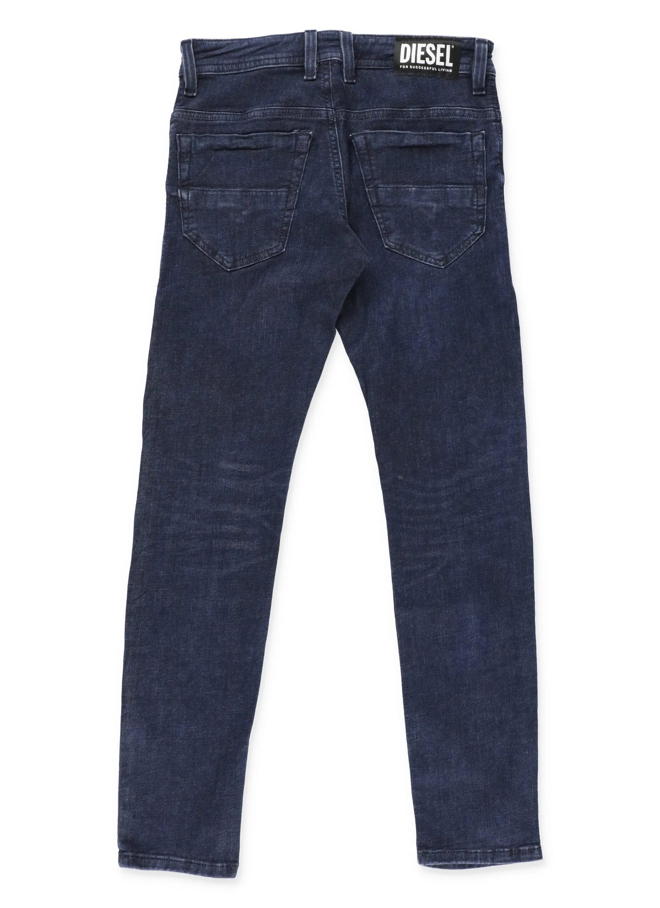 Diesel Kids Logo Patch Slim Fit Jeans