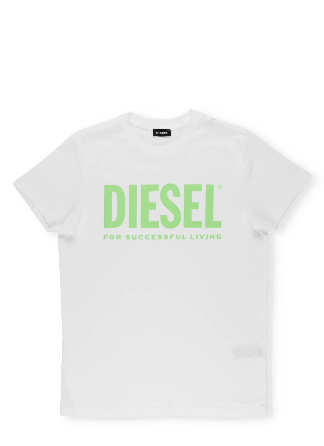 Diesel Kids Logo Print Crewneck T-Shirt
