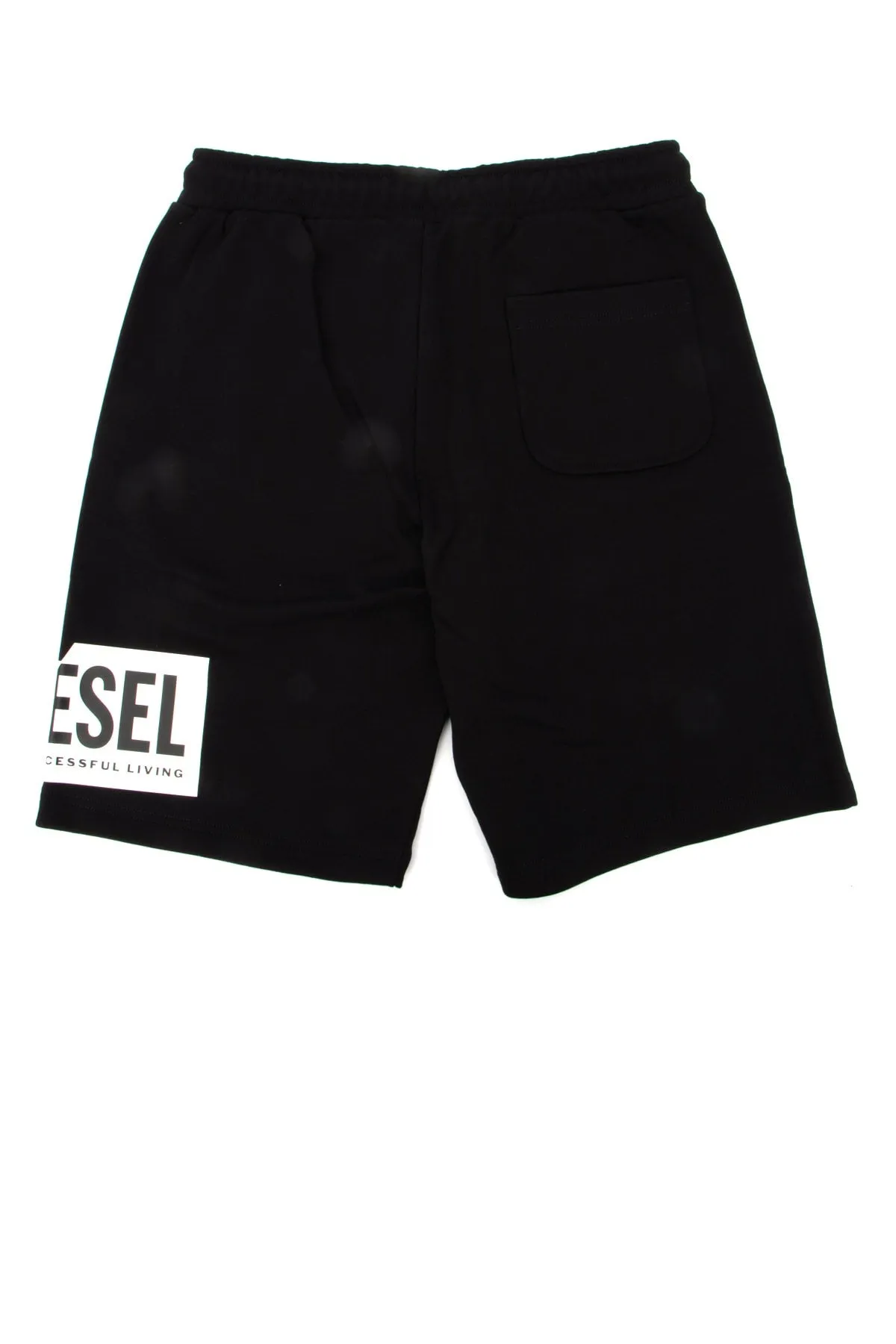Diesel Kids Logo Print Drawstring Track Shorts