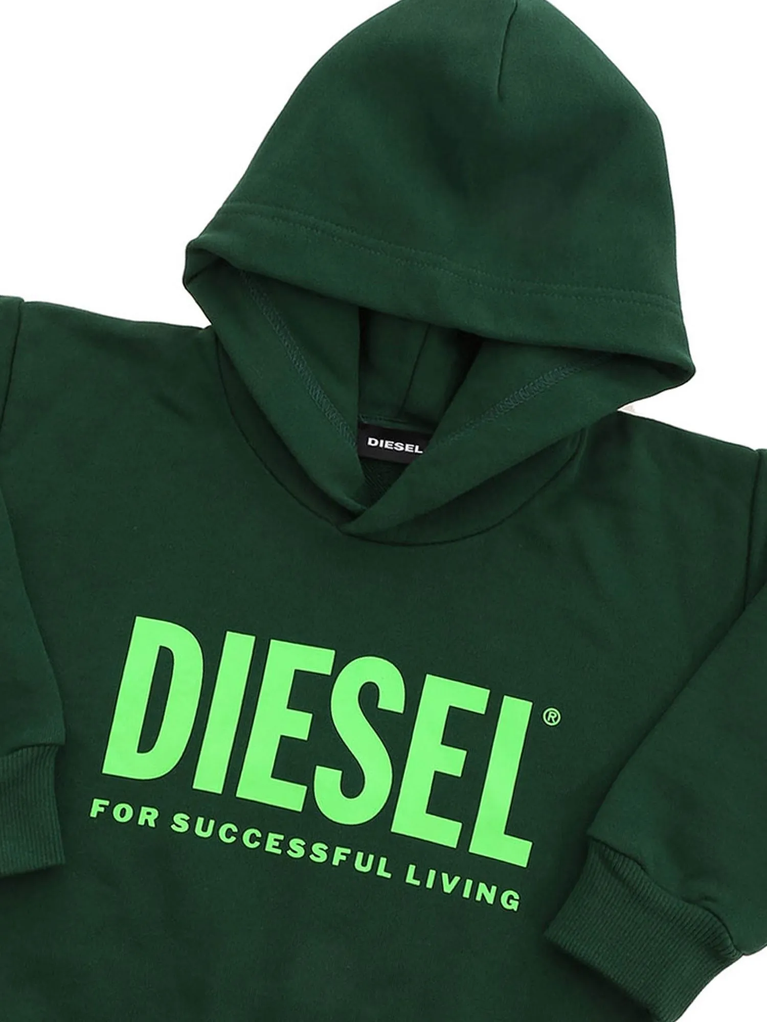 Diesel Kids Logo Print Hoodie