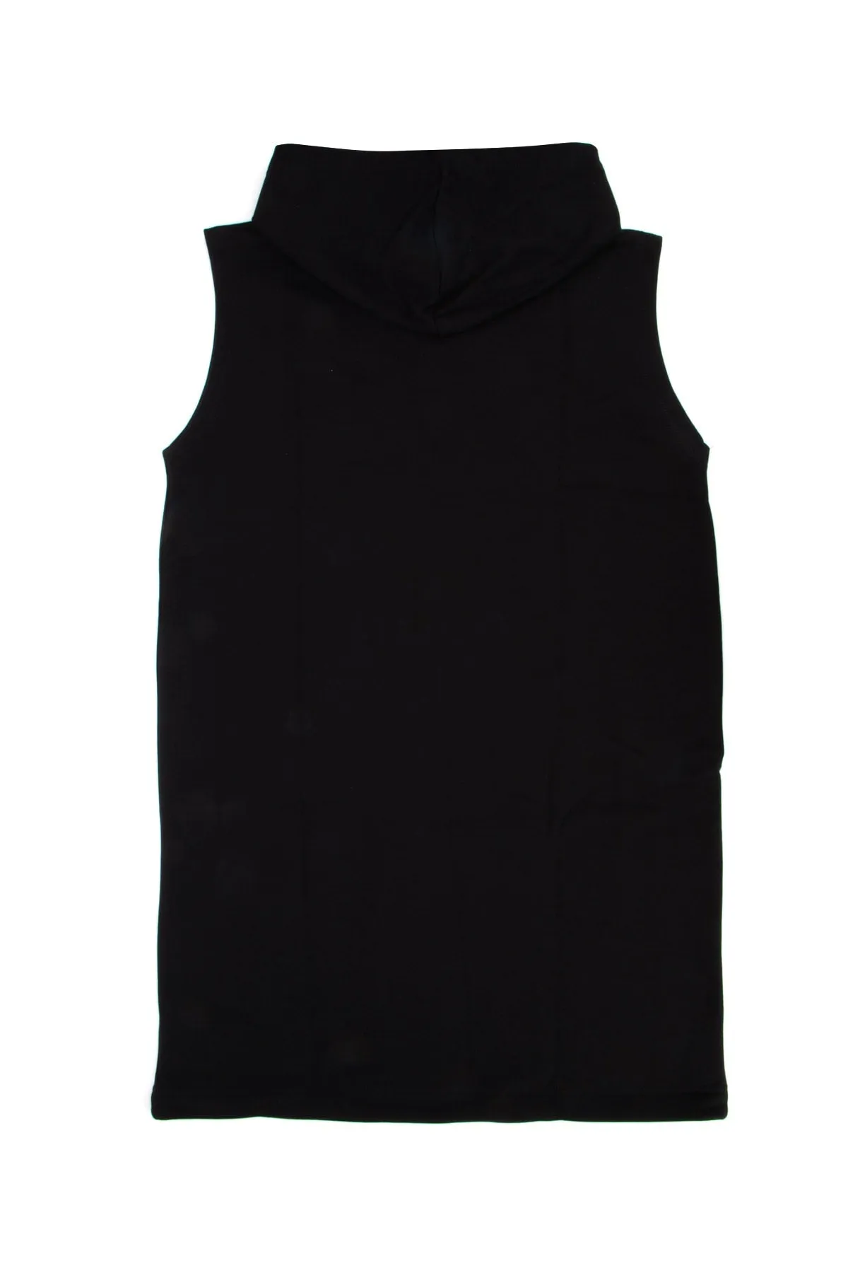 Diesel Kids Logo Print Sleeveless Hoodie Dress