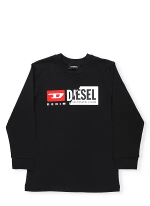 Diesel Kids Logo Print Sweatshirt