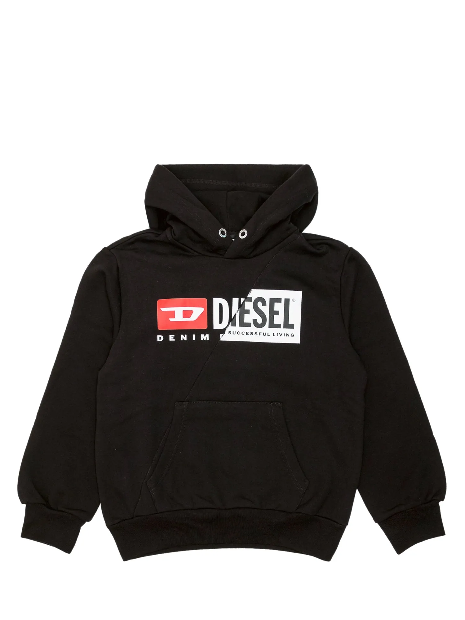 Diesel Kids Logo Printed Hoodie