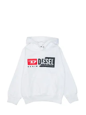 Diesel Kids Logo Printed Hoodie