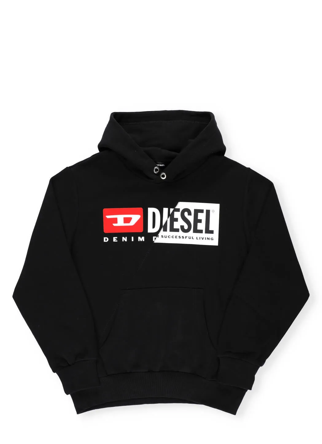Diesel Kids Logo Printed Hoodie