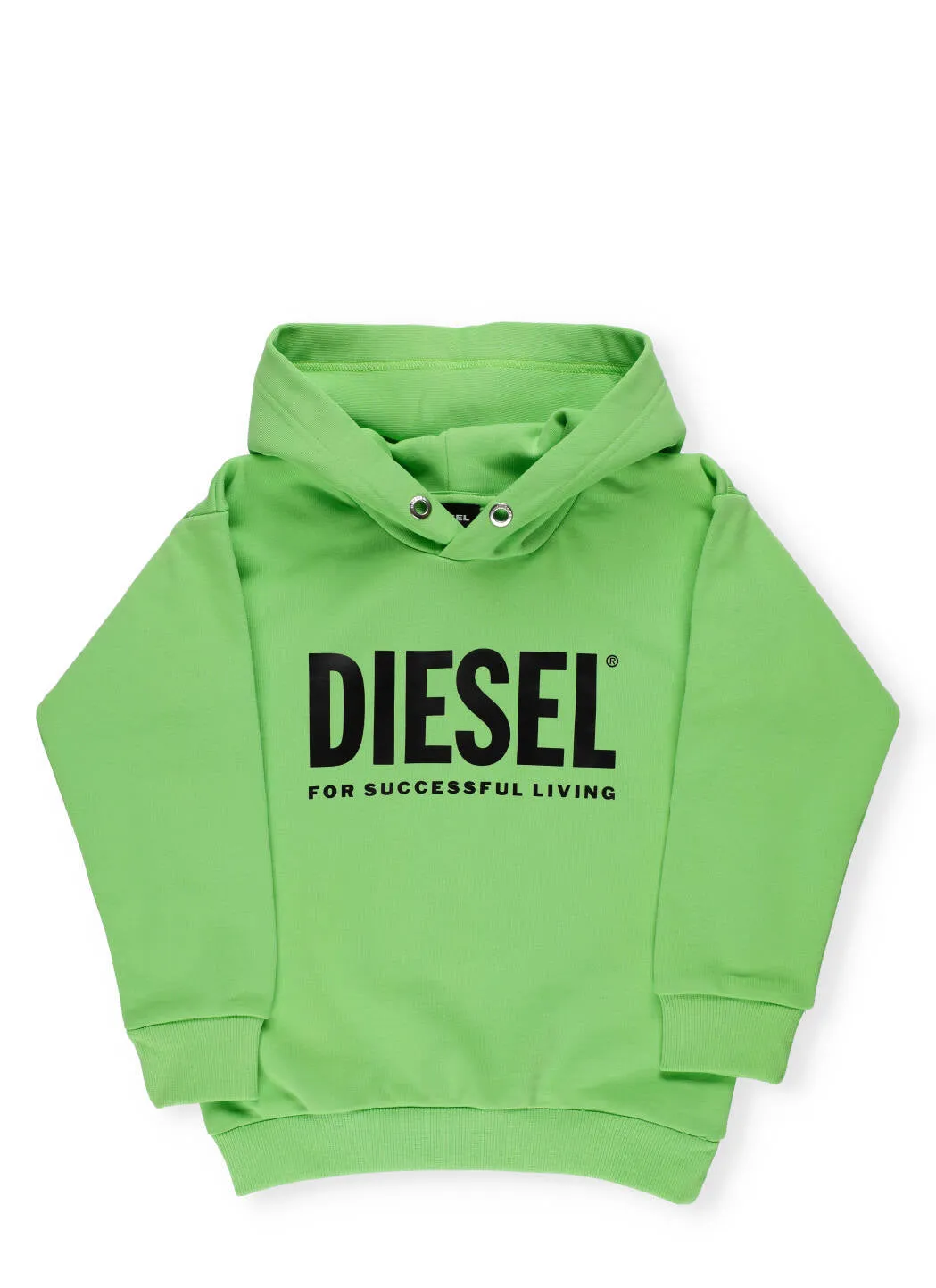 Diesel Kids Logo Slogan Printed Hoodie