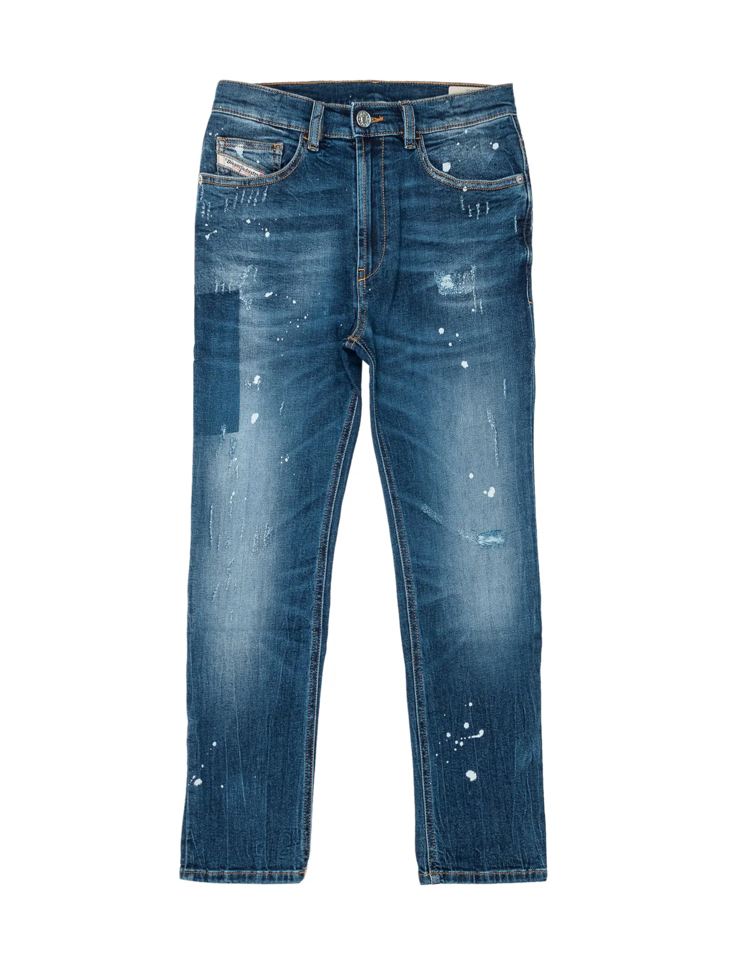 Diesel Kids Paint Splatter Jeans