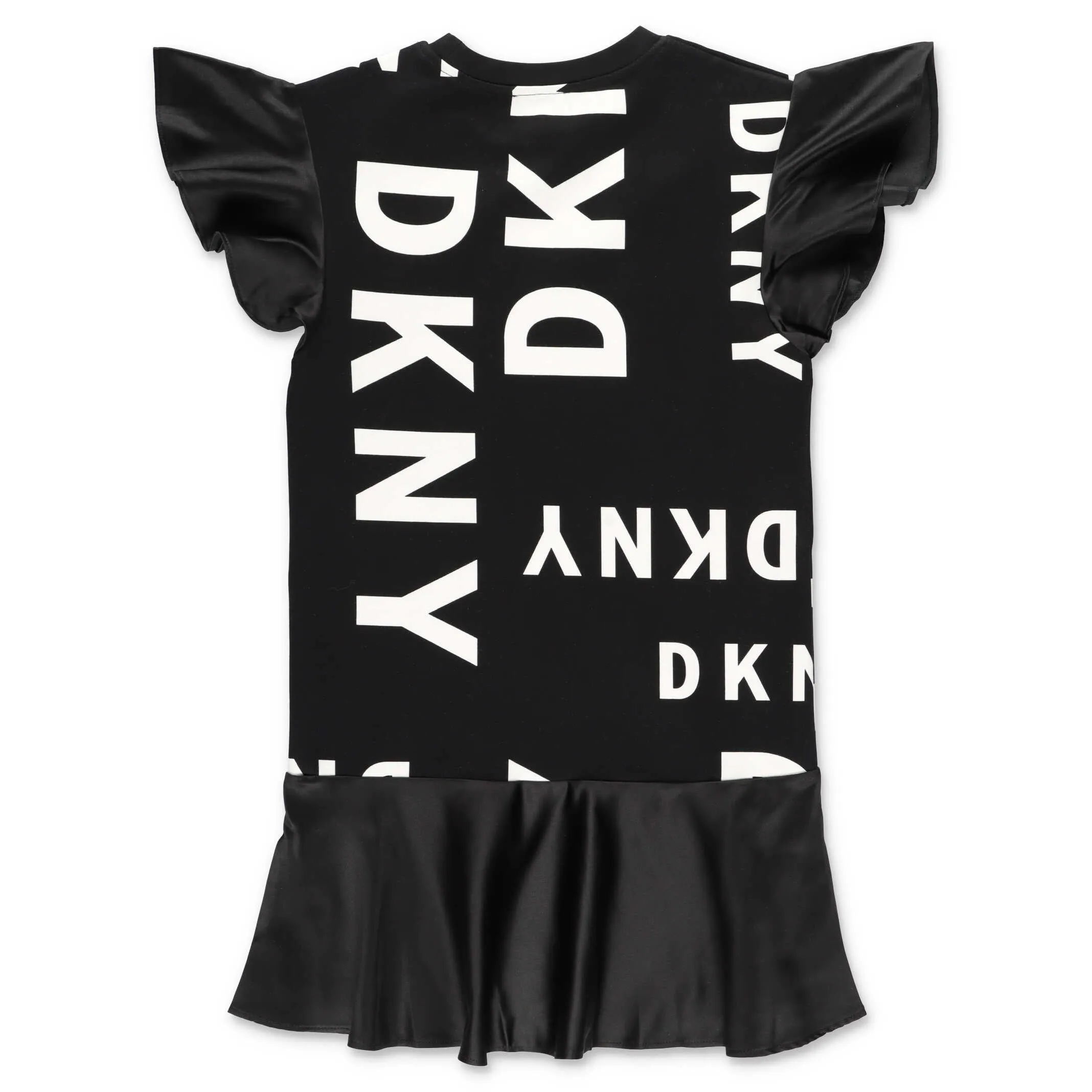 DKNY Kids Allover Logo Printed Dress