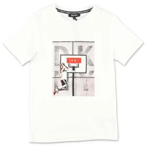 DKNY Kids Graphic Printed T-Shirt