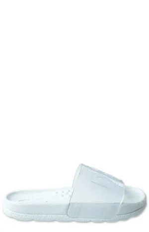 DKNY Kids Logo Embossed Jelly Slides
