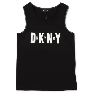 DKNY Kids Logo Printed Tank Top