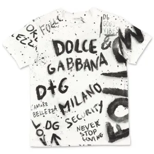 Dolce & Gabbana Kids Allover Logo Printed T-Shirt