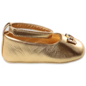Dolce & Gabbana Kids Ankle Strap Ballerinas