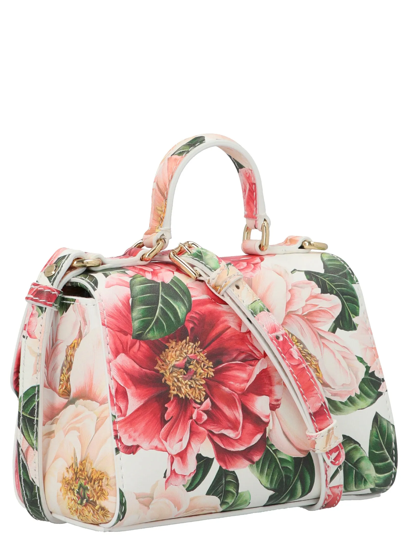 Dolce & Gabbana Kids Camellia Print Tote Bag