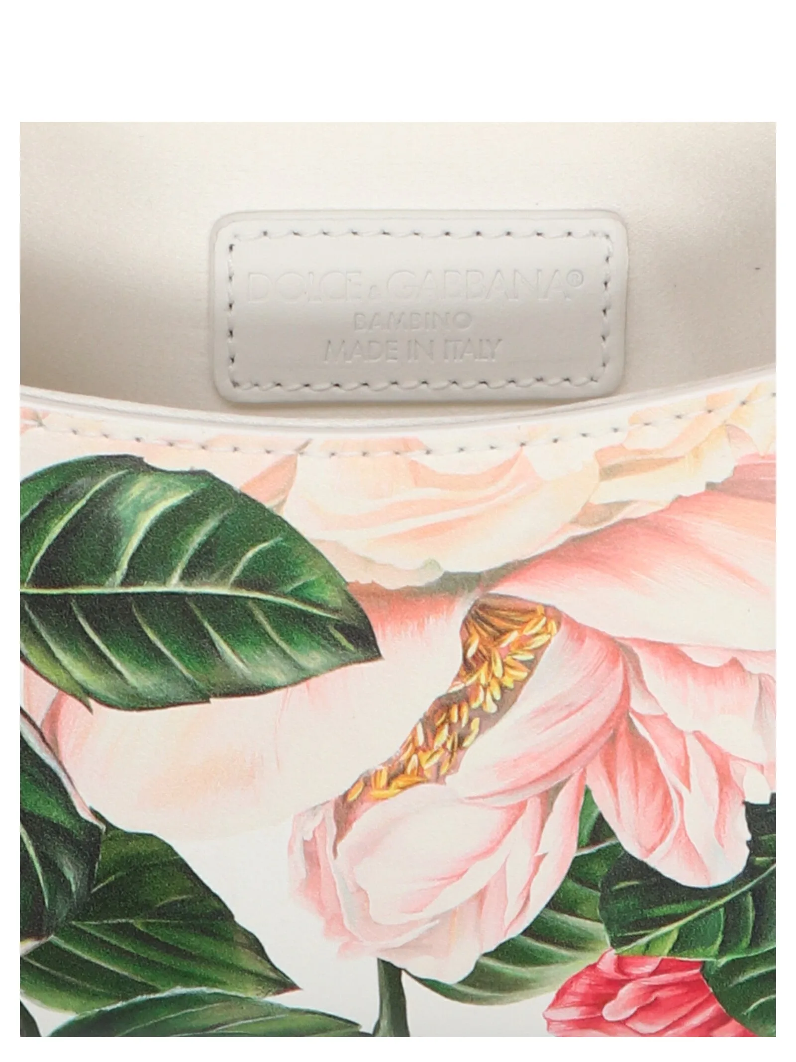 Dolce & Gabbana Kids Camellia Print Tote Bag