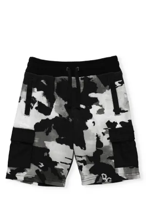 Dolce & Gabbana Kids Camouflage Print Jogging Shorts