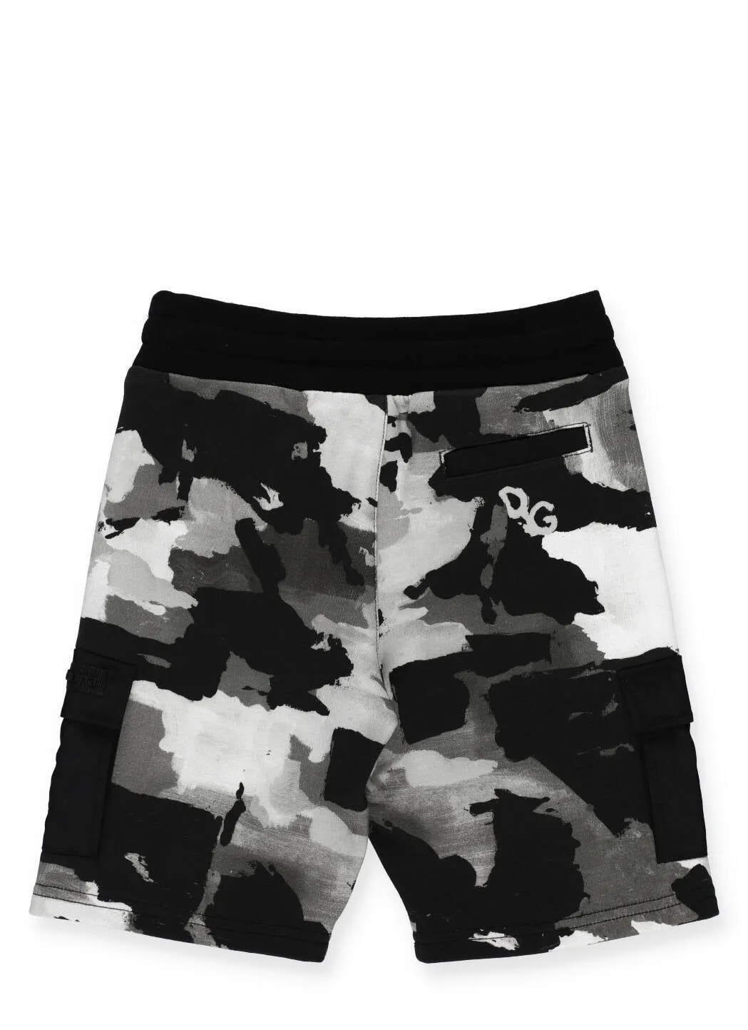 Dolce & Gabbana Kids Camouflage Print Jogging Shorts