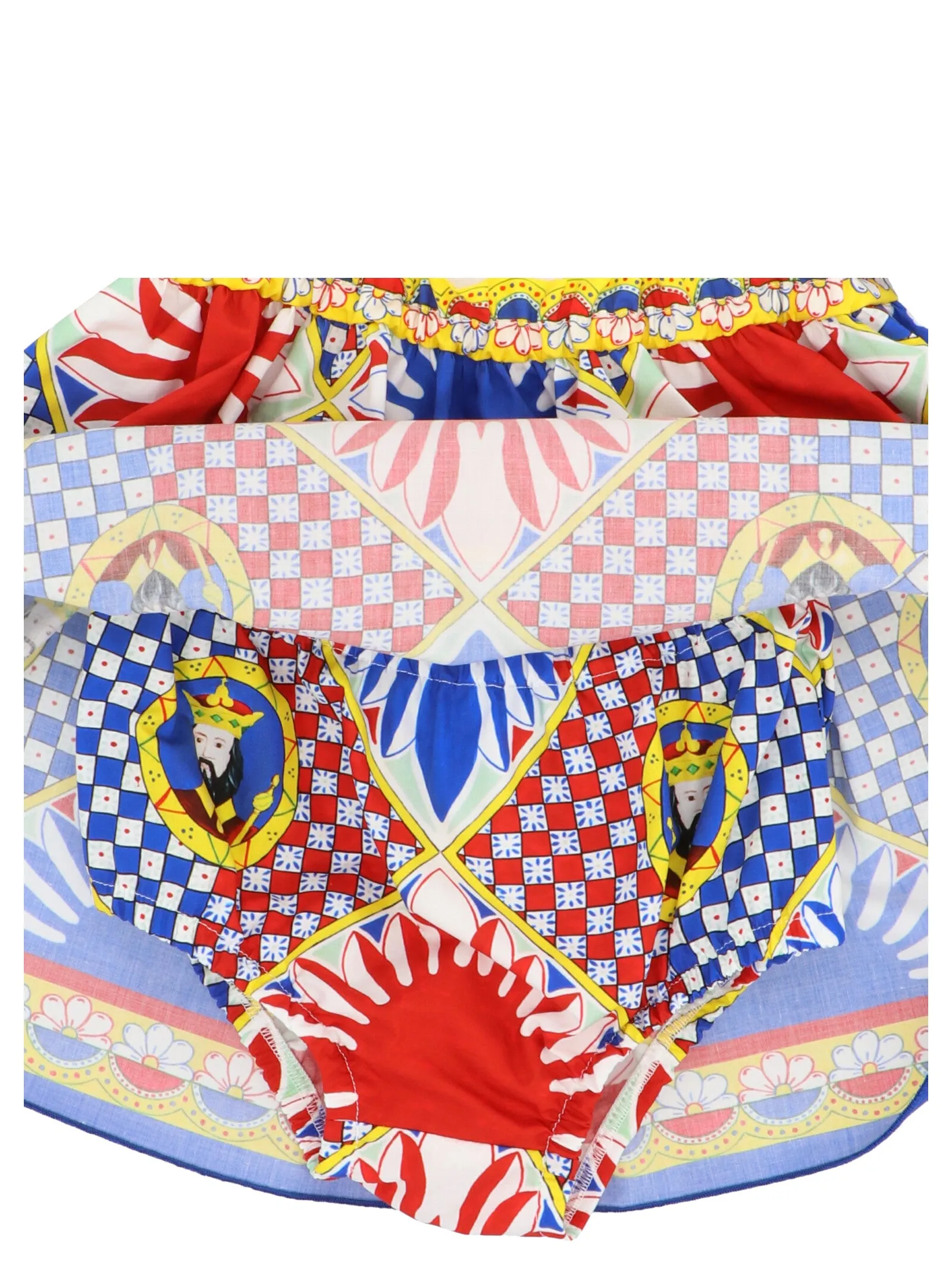Dolce & Gabbana Kids Carretto Print Dress