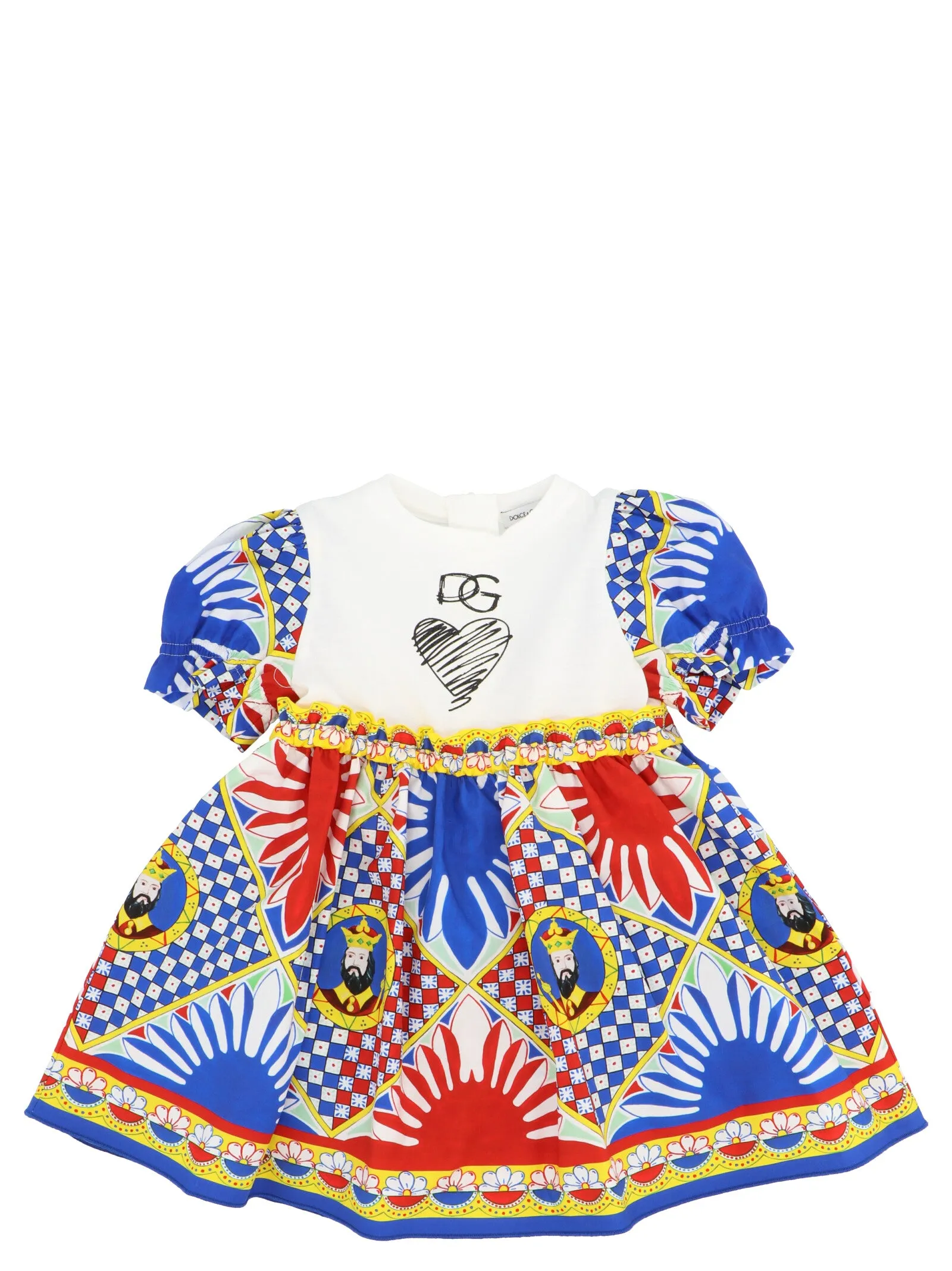 Dolce & Gabbana Kids Carretto Print Dress
