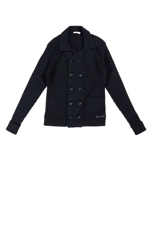 Dolce & Gabbana Kids Double Breasted Knit Cardigan