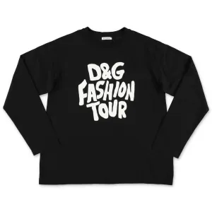 Dolce & Gabbana Kids Fashion Tour Long Sleeve T-Shirt
