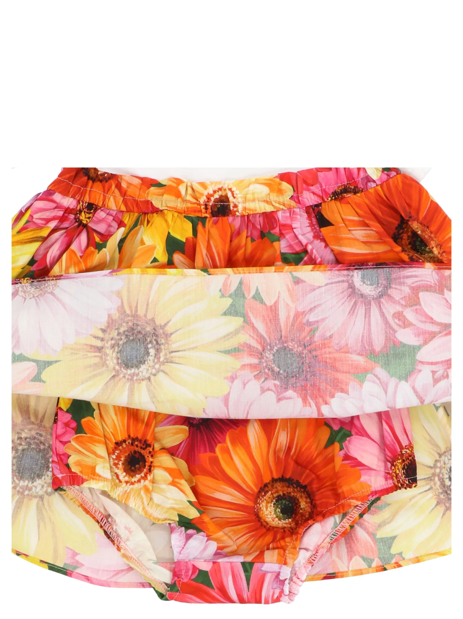 Dolce & Gabbana Kids Gerbera Daisy Print Dress