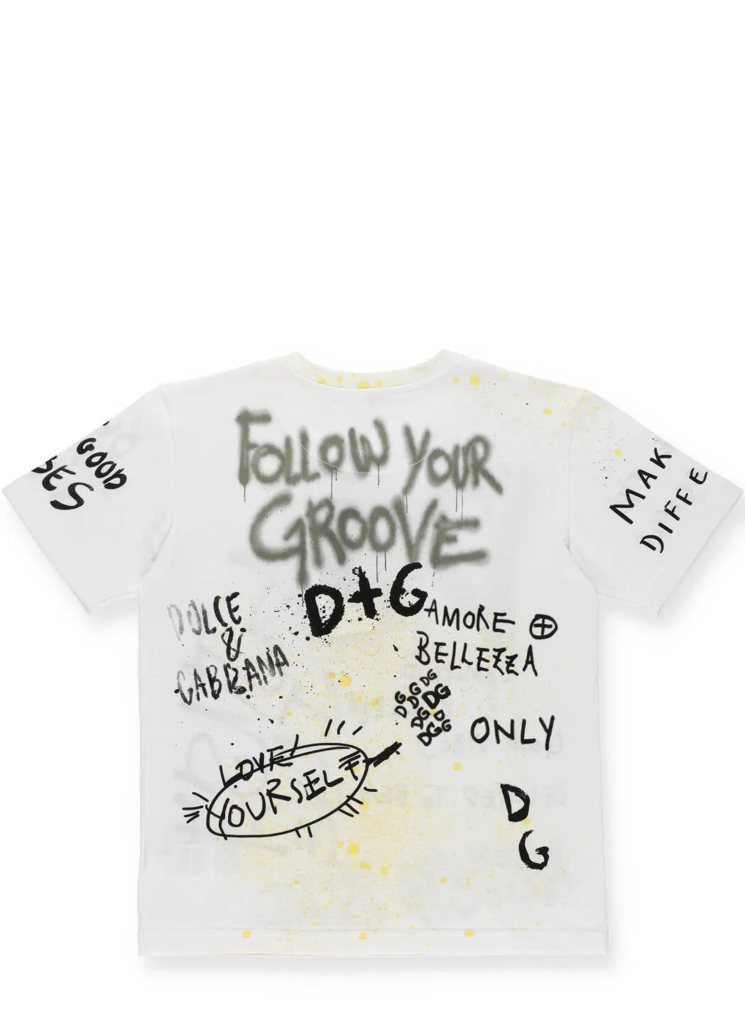 Dolce & Gabbana Kids Graffiti Skate Print T-Shirt