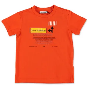 Dolce & Gabbana Kids Graphic Printed T-Shirt