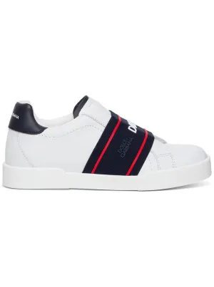 Dolce & Gabbana Kids Logo Band Sneakers