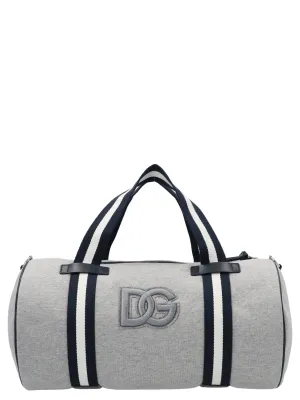 Dolce & Gabbana Kids Logo Embroidered Travel Bag