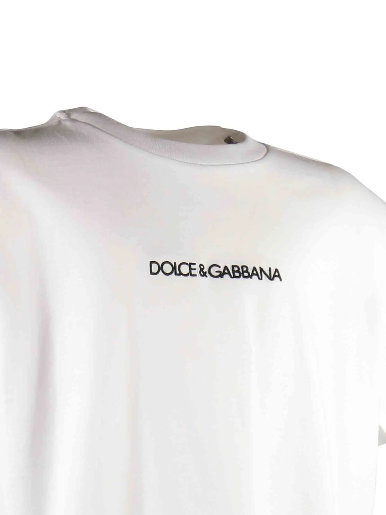 Dolce & Gabbana Kids Logo Embroidred Crewneck T-Shirt