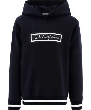 Dolce & Gabbana Kids Logo Patch Hoodie